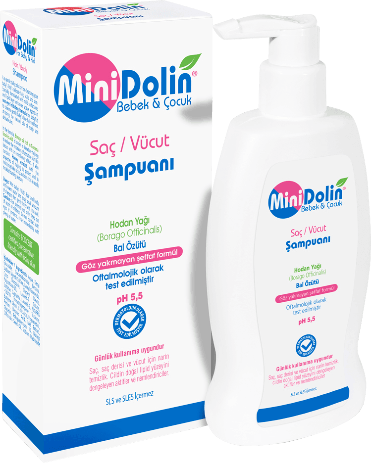Minidolin Saç ve Vücut Şampuanı 250 ml